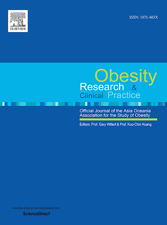 Go to journal home page - Obesity Research & Clinical Practice